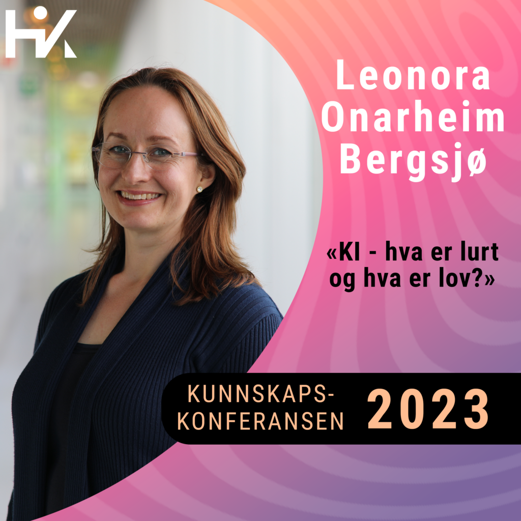 Kunnskapskonferansen 2023, Plakat med Leonora Onarheim Bergsjø